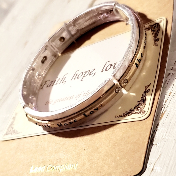 ✝️Bracelet: FAITH HOPE LOVE- CORINTHIANS 13:13 - Picture 8 of 11